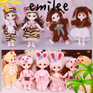 Emilee เสื้อผ้าตุ๊กตาแฟชั่น Obitsu 11 Ob11 16~17 ซม.