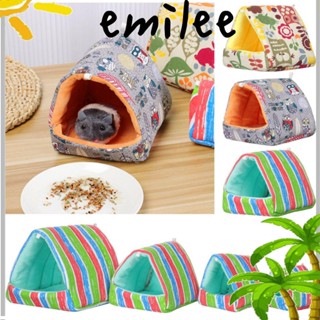 EMILEE บ้านหนูแฮมสเตอร์ กรงกระต่าย ขนาดเล็ก รังหนูตะเภา สะดวกสบาย