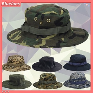 【 Bluelans 】หมวกปีกกว้าง ลายพราง อเนกประสงค์