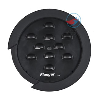 Flanger FS-08 ฝาครอบช่องเสียงกีตาร์ สีดํา สําหรับกีตาร์อะคูสติก EQ