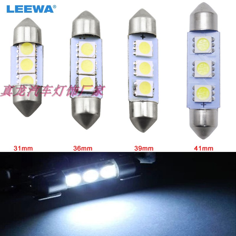 ไฟอ่านหนังสือไฟภายในรถยนต์นำไฟติดตั้งเพิ่ม T10 หลอดไฟแบบคู่