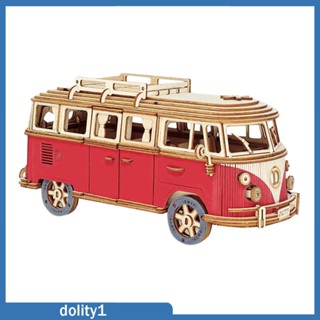 [Dolity1] จิ๊กซอว์ไม้ รูปรถยนต์ 3D ของเล่นเสริมการเรียนรู้ สําหรับเด็ก 2-4 ปี