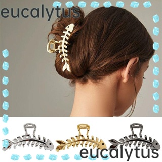 Eucalytus1 กิ๊บติดผม รูปกระดูกปลา สําหรับผู้หญิง