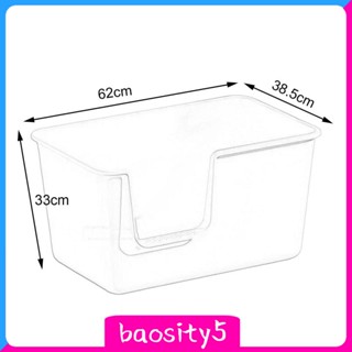 [Baosity5] ถาดกระบะทราย กันกระเด็น สําหรับสัตว์เลี้ยง