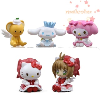 Malcolm โมเดลฟิกเกอร์ My Melody Melody Cinnamoroll Cinnamorol ขนาดมินิ ของเล่นสําหรับเด็ก ของขวัญวันเกิด