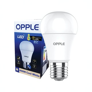 JC Mart หลอดไฟ LED 7 วัตต์ Cool White OPPLE รุ่น Ecomax A55 E27