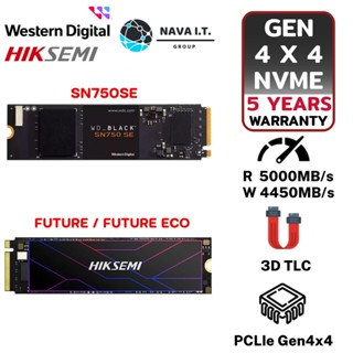 COINSคืน15%⚡FB9JMZV6⚡ WD BLACK SN750SE HIKSEMI FUTURE SERIES FUTURE ECO 250GB-1024GB GEN4 X 4 NVME WARRANTY 5Y