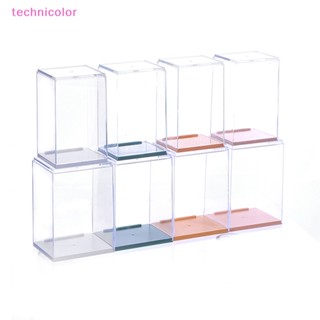 [technicolor] กล่องเก็บตุ๊กตา แบบตั้งโต๊ะ กันฝุ่น สีโปร่งใส พร้อมส่ง