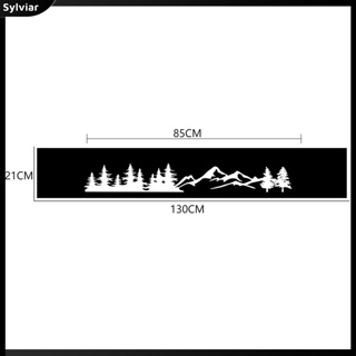 [sylviar] สติกเกอร์ ลายภูเขา มีกาวในตัว กันน้ํา สําหรับติดตกแต่งกระจกรถยนต์