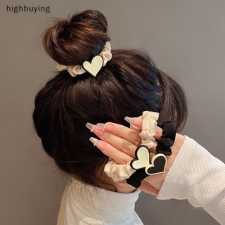 [highbuying] ใหม่ ยางรัดผมหางม้า แบบหนา ยืดหยุ่น แฟชั่น สําหรับผู้หญิง พร้อมส่ง