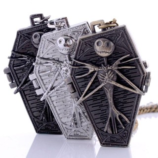 Lianli Antique The Nightmare Before Christmas Jack Skellington Quartz Pocket Watch