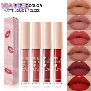 Wave Fashion Explosion Style Sm-oke Tube Lip Glaze Set Ins Super Fire Matte Matte Waterproof White Lipstick Girl Student ส่วนลดลิปสติกใหม่