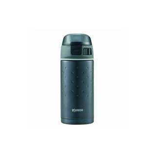 ZOJIRUSHI Vacuum Stainless Steel Mug [One-touch Open] 350ml SM-DA35-BF Clear Black