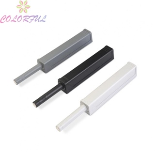 【COLORFUL】Practical Push to Open Cabinet Door Catch Effortless Access Quality ABS Material