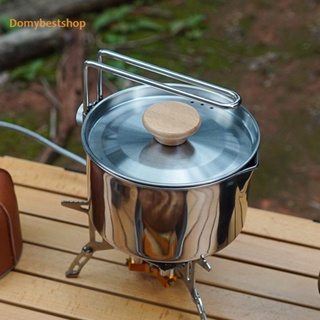 [Domybestshop.th] หม้อกาแฟ อเนกประสงค์ แบบพกพา 1 ลิตร สําหรับเดินป่า แบกเป้