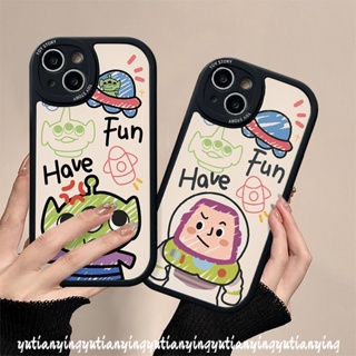 เคสโทรศัพท์มือถือ Tpu แบบนิ่ม ลายการ์ตูนเอเลี่ยน Toy Story Buzz Lightyear กันกระแทก สําหรับ IPhone 11 14 12 13 Pro Max XR X XS Max 7Plus 8 7 6 6s Plus SE 2020