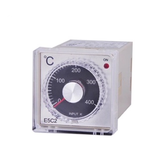 ถูกสุก TEMPERATURE CONTROLLER TYPE E5C2-R20K  0-400 C. 220VAC พร้อม SOCKET