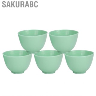 Sakurabc 10 Pieces Silicone Bowl Facial  Mixing DIY Face For Home Use