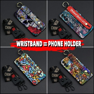 Phone Holder Anti-knock Phone Case For Samsung Galaxy S23FE/SM-S7110 Waterproof protective Kickstand Soft case Lanyard