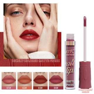 AmeriColor Makeup Matte Matte Velvet Non-fading Lip Glaze Natural Long-lasting Three-dimensional Non-stick Cup Lip Gloss Lipstick [prettylady]