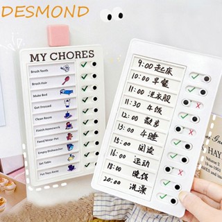 Desmond กระดาษโน้ตพลาสติก ใช้ซ้ําได้ DIY สําหรับผู้ใหญ่ และเด็ก