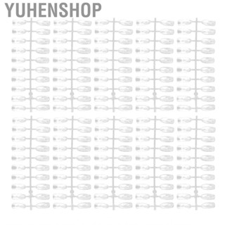 Yuhenshop 200pcs False Nail Tips Transparent Art Color Style Display LJ4