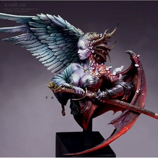 9.9 เหนื่อยมากโมเดลฟิกเกอร์เรซิ่น 1/12 Hell Angel Chest Soldier White A-1068 VZUS