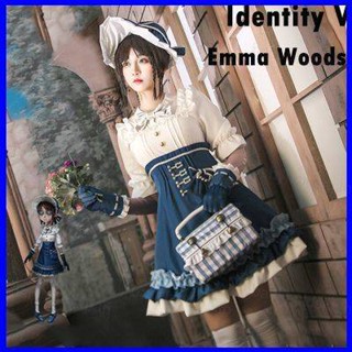 Yt1 ชุดคอสเพลย์ วิกผม เกม Identity V Emma Woods สไตล์โลลิต้า สําหรับปาร์ตี้ฮาโลวีน TY1