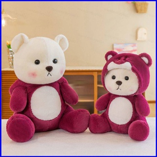 Gp1 ตุ๊กตาหมีเท็ดดี้ คอสเพลย์ Lotso สตรอเบอร์รี่ ของขวัญ สําหรับเด็กผู้หญิง PG1