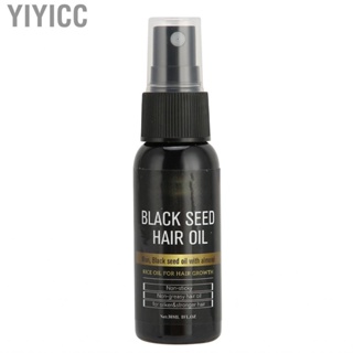 Yiyicc Black Hair Oil Effective Promote Growth Safe Ingredient More Shiny