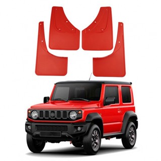 ⚡NEW 8⚡High quality Red Mudguards for Jimny 2019 2023 Keep Your Car Clean and Protected