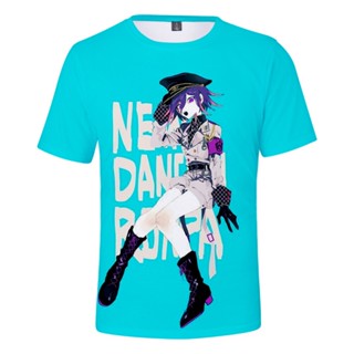 ใหม่ เสื้อยืด พิมพ์ลายการ์ตูน Kokichi Ouma T Harajuku Anume สําหรับผู้ชาย