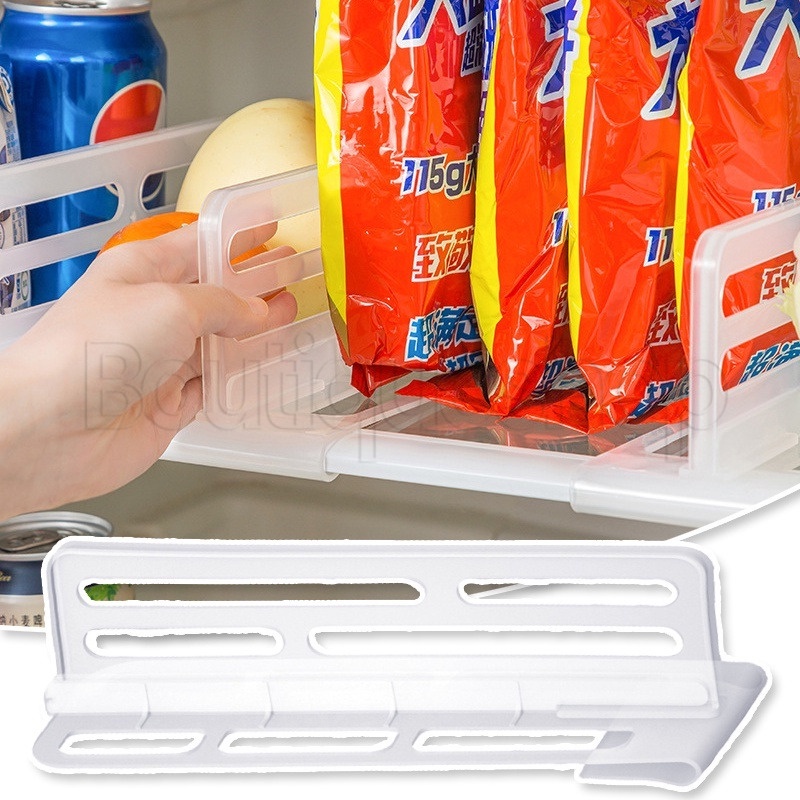 [ Featured ] แผ่นกั้นอาหารในตู้เย็น แบบเคลื่อนย้ายได้ / ฉากกั้นห้องเก็บของพลาสติก / ตู้สินค้า กระดานเรียงลําดับ / ตัวแบ่งเครื่องใช้บนโต๊ะอาหารในครัวเรือน / อุปกรณ์จัดระเบียบในครัวเรือน