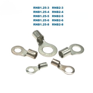 หางปลาเชื่อมต่อสายไฟ RNB1.25 2 0.5-2.5 มม.2 22-14AWG 50 ชิ้น