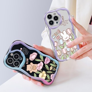 เคสซิลิโคนนิ่ม ขอบหยัก ลายการ์ตูนดอกไม้ สําหรับ Honor 20 50 SE Mate 30 40 Pro P30 Pro P40 Huawei Nova 7 SE 9 SE 10 SE 5T 11