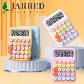 Jarred เครื่องคิดเลข 12 หลัก ลายการ์ตูนน่ารัก ถอดออกได้ สีแคนดี้ สําหรับสํานักงาน