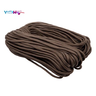 สายร่มชูชีพ สีน้ําตาล 100 ฟุต 550 สําหรับเอาตัวรอด