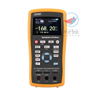 Mif) เครื่องทดสอบมัลติมิเตอร์ หน้าจอ LCD ดิจิทัล 2.5 นิ้ว 100kHz LCR สําหรับตัวเหนี่ยวนํา ประจุกระแสไฟ ความต้านทาน วัด 0.6 Vrms