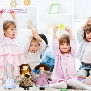 【COLORFUL】Handcrafted Plush Waldorf Astoria Doll Ideal for Childrens Pretend Play