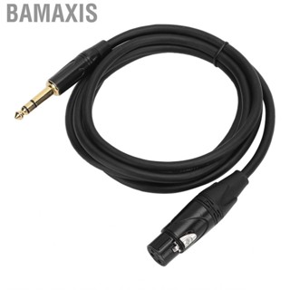 Bamaxis JORINDO XLR Female to 1/4in 6.35mm Jack Balanced Signal Interconnect Cable Microphone Cord