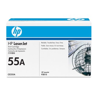 HP ตลับหมึกโทนเนอร์ 55A (CE255A) สีดำ