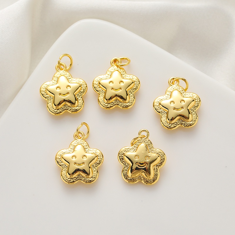 จี้ลูกปัดทองคํา 18K รูปใบเมเปิ้ล และผีเสื้อ แฮนด์เมด diy สําหรับทําเครื่องประดับ สร้อยคอ สร้อยข้อมือ - รูปที่ 6