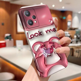 เคสโทรศัพท์มือถือแบบแข็ง กันกระแทก กันรอยกล้อง ลายการ์ตูนหมี Lotso สําหรับ Realme 6 Pro 7 Pro 8 Pro 9 Pro+ 10 Pro+ 10T