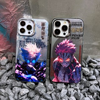 เคสป้องกันโทรศัพท์มือถือ ชุบไฟฟ้า สีเงิน สําหรับ iPhone 11 14 12 13 Pro Max