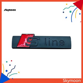 Skym* สติกเกอร์โลหะ ลายโลโก้สัญลักษณ์ 3D สําหรับตกแต่งรถยนต์ Audi Sline