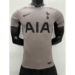 เสื้อกีฬาแขนสั้น ลายทีมชาติฟุตบอล Tottenham Hotspur Second away Player ไซซ์ S - XXL 23-24