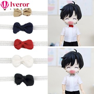 Lveror เนคไทโบว์ เครื่องแบบ 5 สี สําหรับตกแต่งเสื้อผ้า