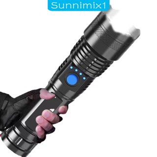 [Sunnimix1] ไฟฉายมือถือ LED กันน้ํา แบบพกพา สําหรับตั้งแคมป์ เดินป่า ตกปลา เดินเล่น ฉุกเฉิน