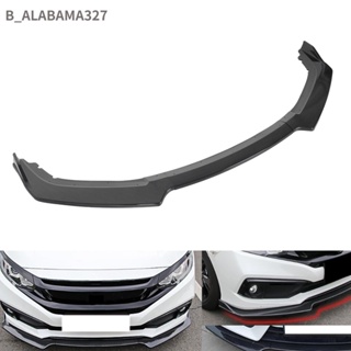 Alabama327 สปอยเลอร์กันชนหน้า คาร์บอนไฟเบอร์ อุปกรณ์เสริม สําหรับ Honda Civic 2016 ‐2020 3 ชิ้น