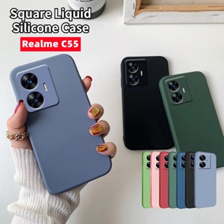 เคสโทรศัพท์มือถือซิลิโคน TPU แบบนิ่ม กันกระแทก ป้องกันเลนส์กล้อง สําหรับ Realme C55 C53 C51 C 55 51 53 RealmeC51 RealmeC55 NFC 5G 4G RMX3710